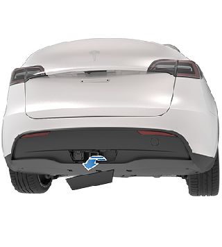 Tesla Model Y Invisible Towbar  Hitch - Tow bars designed for your Tesla  Model Y. Euro trailer hitches.