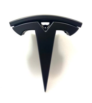 Model S 2016-2020 - T Badge - Front (Black)