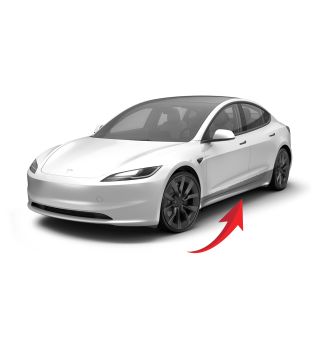 Model 3 - beschermingsfolie (PPF)  voor de onderkanten deuren