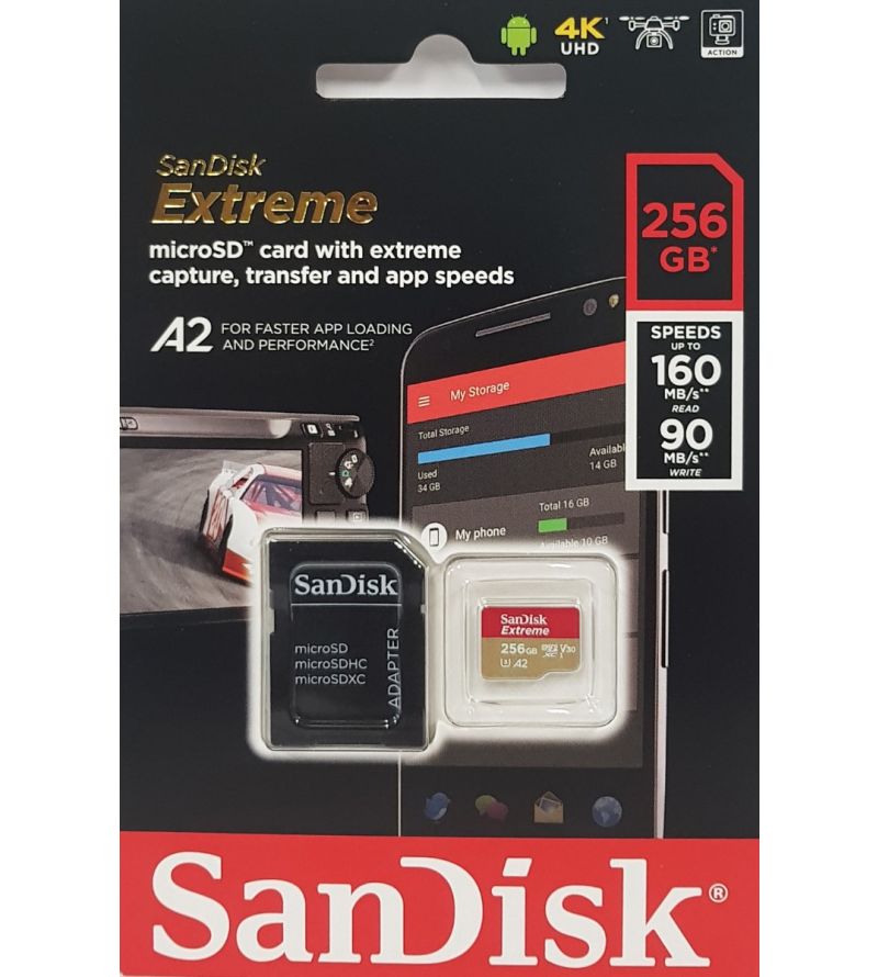Poging Mooie jurk ontwikkeling Sandisk Extreme Micro SD Card - Tesland